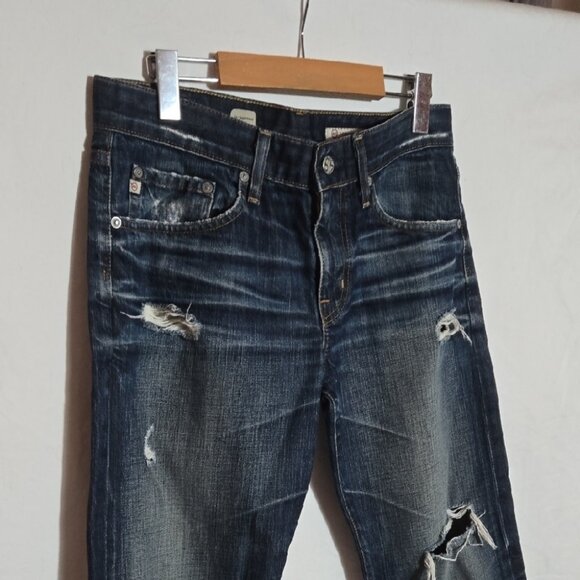 AG Adriano Goldschmied Dark Blue Denim - Picture 3 of 7